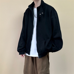 现货-春秋立领开衫卫衣男时尚外套潮牌宽松上衣-AJ23054-P88图片