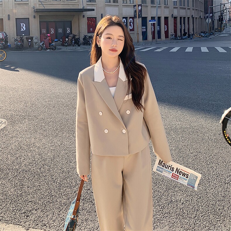 【档口有货】2026春装小西装套装2C059-2309-P155K218,女装西装,2C059