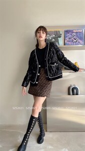 【现货】九零白鸭绒羽绒服气质小香风款图片