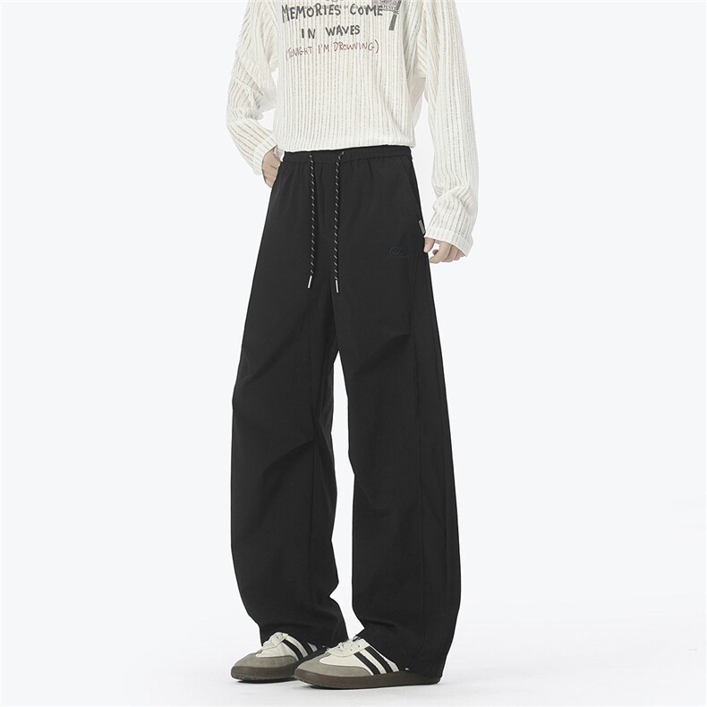 1无影墙细格纹三杠织带褶皱大码M-5XL速干休闲裤CK78059P55控88，男装休闲裤，星座227-7