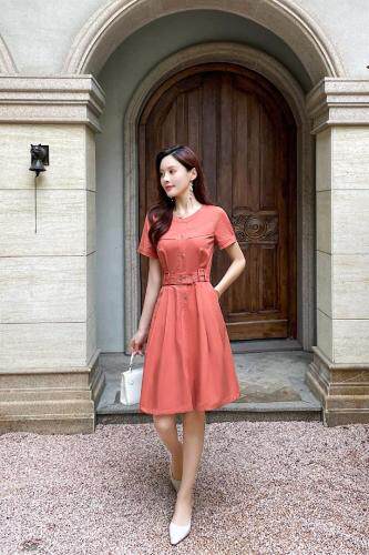 现货2021新款三色四码M到XXL带弹力棉定做面料舒服透气单，女装，艾涵o