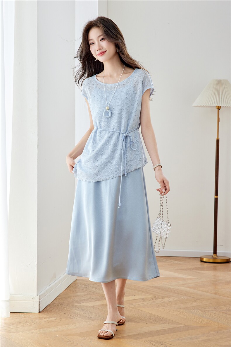现货！2026年夏装新款两件套女套装女,女装套装/套裙,慕咨