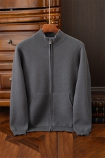 男款秋冬保暖羊绒衫羊绒纯色简约男装，男装羊绒开衫，欧力羊绒