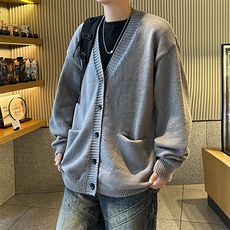 高级感毛衣男冬季慵懒风情侣针织衫开衫，男装针织衫/毛衣，星座716-4