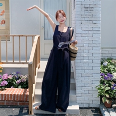 2025年夏季新款时尚休闲背心连体裤-款号5876-P135-K198，女装连体裤，浙宝305