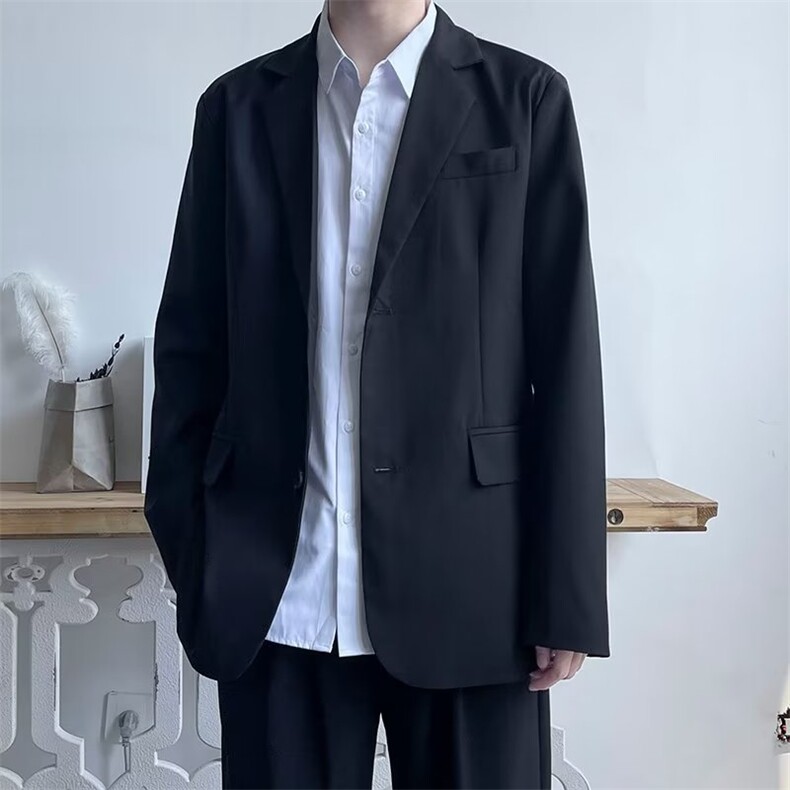 春款男女西服外套简约宽松西装婚礼服有垫肩大码S-5XLJAK12P55,男装西服套装,星座1013-1