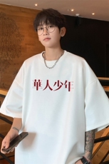 ！版权！2025夏季新款情侣麂皮绒短袖T恤半袖TL2419特P19，男装T恤，电商B220