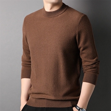 轻奢高货商场品质做工精细百分百山羊绒厚款套衫，男装羊绒套衫，钱塘207-1