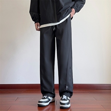 秋季冲锋裤男防水男士休闲裤男宽松束脚直筒长裤A266-KZ8022-P28，男装休闲裤，电商A266
