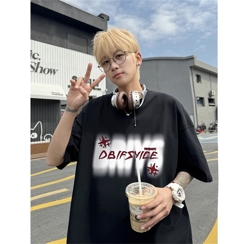 220G夏季新款纯棉圆领短袖T恤DT446-特P19控38,男装T恤,电商B370