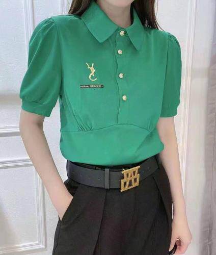 夏季新款气质T，女装，云落伊里