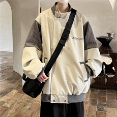 港风肩膀民族风大码夹克男情侣皮衣男女外套男JK8756P110控149，男装民族服装，星座226-1