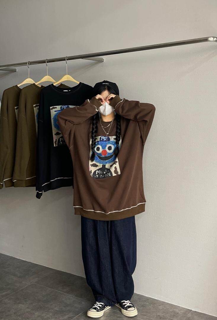 秋季新款卡通卫衣，女装卫衣/绒衫，JIAN.Z 简.站