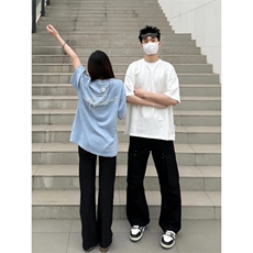 M547-P35美式复古休闲潮牌宽松短袖T恤男女同款，男装T恤，星座617A-1（原B318A）