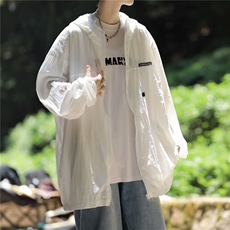 夏季薄款防晒衣男士韩版潮流痞帅气2024新款ins宽松外套W5809-P37，男装防晒衣，星座412-2