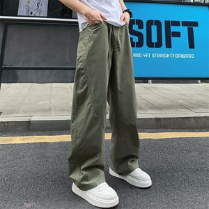 GENIOLAMODE美式机能风工装伞兵裤男士春秋款青少年休闲宽松直筒图片