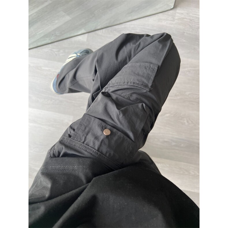 【有货】黑色工装裤男款户外登山美式机能冲锋裤KZA139LL-特P43,男装工装外套,星座1007（原301D）