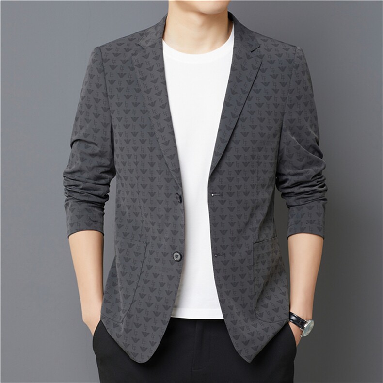 ASD2758男士2023年春季新款长袖西服休闲青年夹克西装薄款单西,男装西服,电商B360