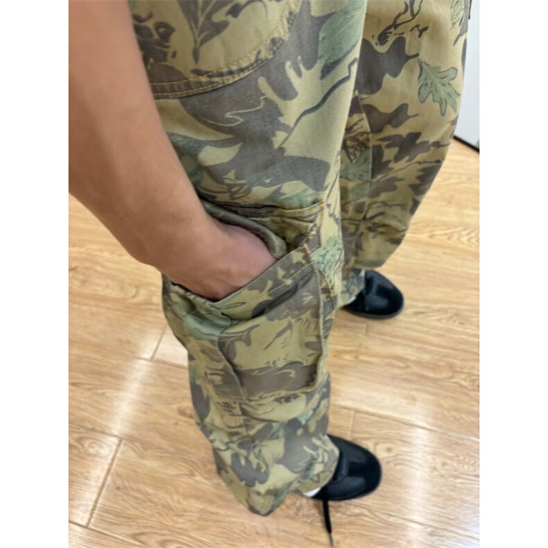 【有货】迷彩工装裤男大口袋裤子直筒阔腿休闲裤MCK01HH-特P55,男装休闲裤,星座1007（原301D）