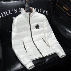 冬季新款男士立领亮面羽绒服潮流休闲外套钱塘2027-8806-P310，男装羽绒服，钱塘6025