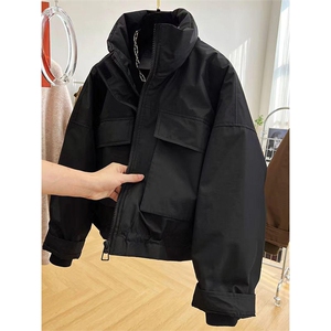 网图有货 美拉德男女同款棉服大口袋加厚工装加厚棉衣 A1226-P65图片