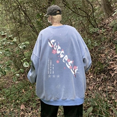 DSA028-SXCTF01抖音品质水洗重磅卫衣男高品质65棉圆领卫衣，男装卫衣，电商A028