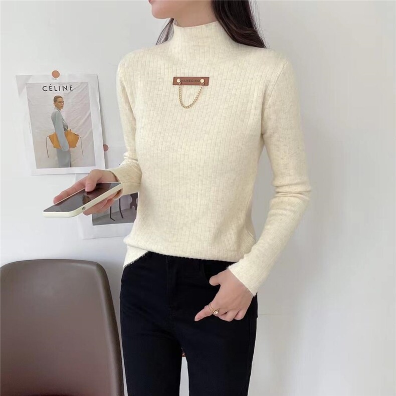 一体绒加厚毛衣，女装针织衫/毛衣，梦由