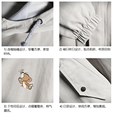 JK41132-P85纯棉连帽夹克男士大码工装夹克男外套男网格挂拍，男装夹克，电商A040A