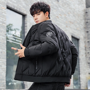 标80%绒青年男士立领羽绒服男短款修身棒球服DB6561-P120图片