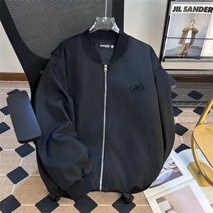 飞行夹克男美式嘻哈字母刺绣外套 S662 P60图片