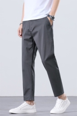 2025年秋季新款九分裤男士修身直筒潮流帅气休闲长裤子男D988-P45，男装休闲裤，星座509