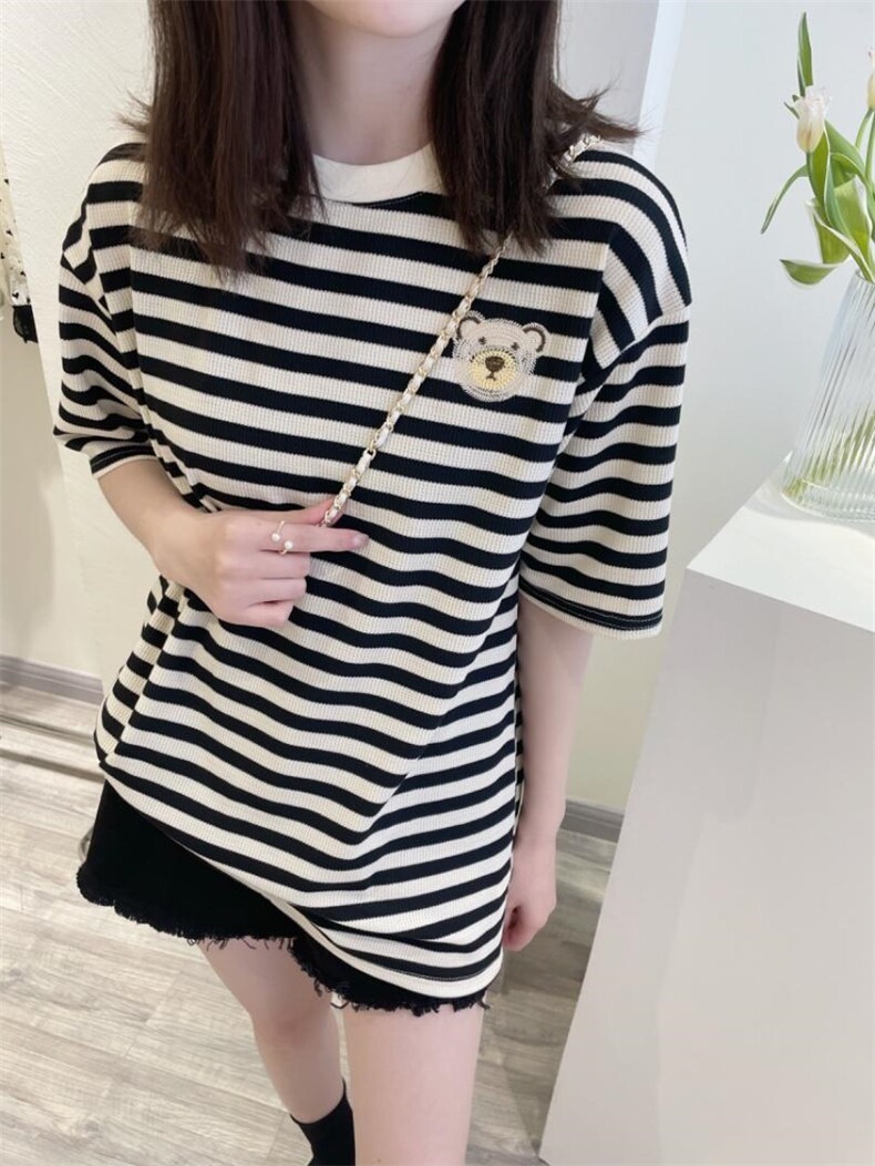 条纹卡通T，其它，SUGAN