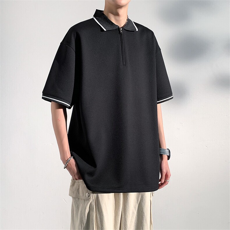 加大210斤可穿夏季新款休闲短袖T恤男宽松百搭POLO打底衫上衣，男装Polo衫，星座1206（原A206）