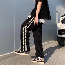 男春季潮流时尚休闲长裤坑条冰丝休闲裤D5243P34，男装休闲裤，星座1116-2