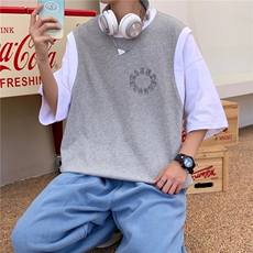 夏季潮牌男士短袖假两件t恤男潮流上衣服情侣半袖体恤衫T586P25，男装T恤，星座1116-2