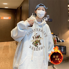 500克重磅秋冬美式加绒加厚卫衣外套DL1558常规特P35加绒特40，男装卫衣，电商A486