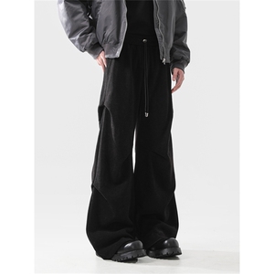 903-WK160-P65  S-XXL 灯芯绒加绒休闲裤【咖色 黑色】1-4图片