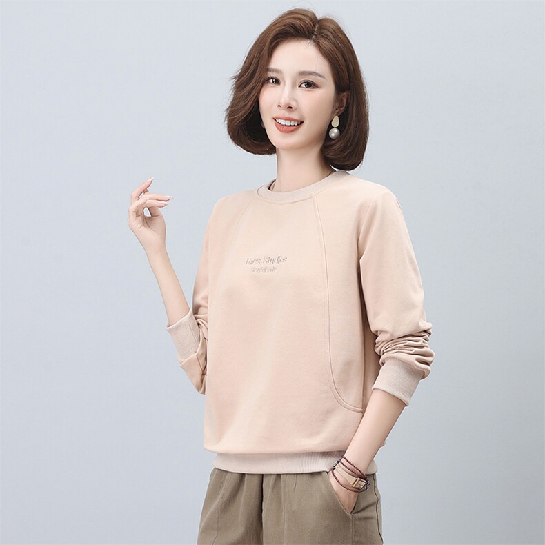 2024春新款时尚宽松显瘦女装卫衣/绒衫,女装卫衣/绒衫,悦见她