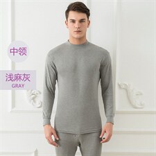 M1272青年中老年薄款打底男秋衣秋裤纯棉保暖内衣套装全棉毛衫，保暖内衣，星座510A-2