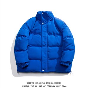 白底毛毯冬季基础款纯色加厚保暖百搭立领棉衣MY351P115控158，男装棉衣，电商A247-1