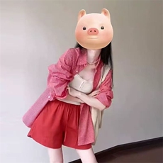 美式复古格子衬衫女春秋设计感小众休闲宽松叠穿长袖衬衣外套上衣，男装衬衫，星座506A