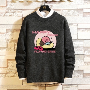 加厚加绒毛衣男大码毛线衣男针织衫 M19313-P45 加绒款-P65 砖墙图片