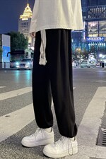 大码S-3XL秋冬手工编织抽绳卫裤男宽松直筒休闲裤K1793-P28，男装休闲裤，星座512-4