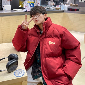 现货 抖音得物可供视频 冬季三防加厚羽绒棉衣外套面包棉服 81157图片