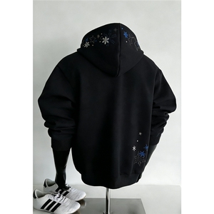 现货-春秋卫衣开衫重磅高品质雪花刺绣卫衣1016-1 Y147 P76 K138图片