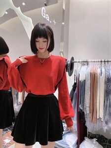 韩版时尚毛衣图片