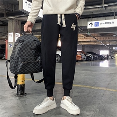 社会精神小伙春秋加绒卫裤运动束脚男裤DS-B249-KK96-P58-加绒P68，男装休闲裤，星座215（原电商B249）