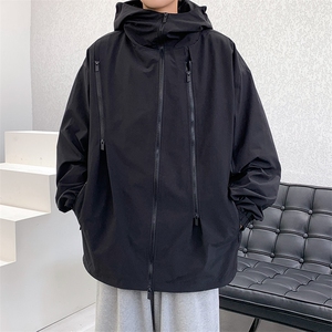 连帽宽松夹克男秋季新款潮流青少年外套男装大码A266-JK9126-P80图片
