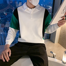 黑色2023春装社会小伙修身圆领卫衣男潮WY07-P78控价108，男装卫衣，电商A108