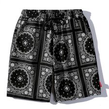 【】A003-HK7179-P35夏装新款复古拼接时尚短裤女模1，男装休闲裤，电商A003